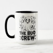The Boo Crew Halloween Mug – Cute Spooky Ghost Cof マグカップ (左)