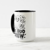 The Boo Crew Halloween Mug – Cute Spooky Ghost Cof マグカップ (正面左)