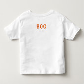 The Boo Crew Name モダン Halloween Toddler T-Shirt トドラーTシャツ (裏面)