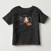 The Boo Crew Name Halloween Toddler T-Shirt トドラーTシャツ (正面)