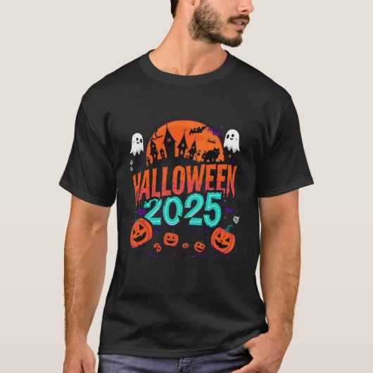 The Boo Crew Orange Halloween Family Matching T-Sh Tシャツ (正面)