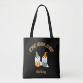 The Boo Duo - Cute Halloween Ghosts Tote Bag トートバッグ (正面)