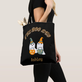 The Boo Duo - Cute Halloween Ghosts Tote Bag トートバッグ