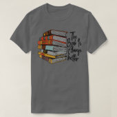 The Book Is Always Better Book Lover Funny Reading Tシャツ (デザイン正面)