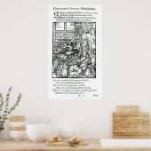 The Bookbinder, Hartman Schopper著 ポスター (キッチン)