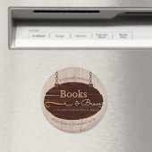 The Books & Brews 3"マグネット マグネット (インサイチュ (食洗機))