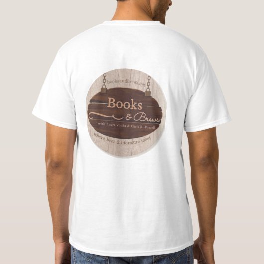 The Books & Brews Tシャツ (裏面)