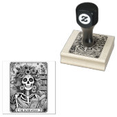 The Bookworm  ラバースタンプ (押印)