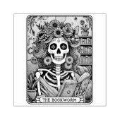 The Bookworm  ラバースタンプ (インプリント)