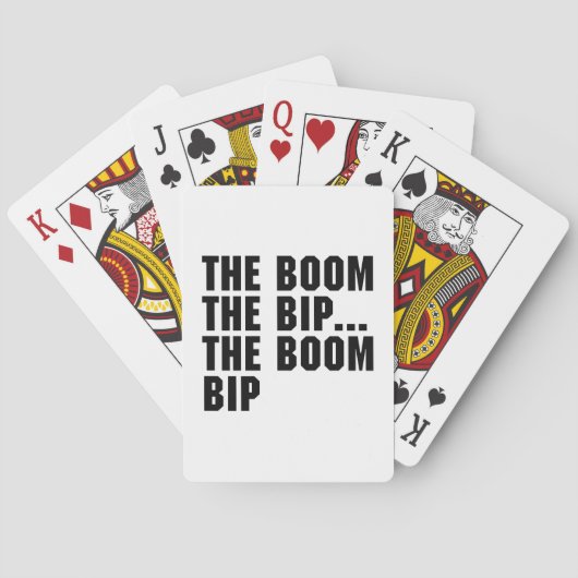 The Boom Bip トランプ (裏面)
