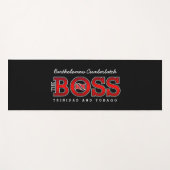 The Boss トリニダード・トバゴ ヨガマット (正面(横))