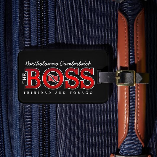 The Boss トリニダード・トバゴ ラゲッジタグ (正面インサイチュ4)