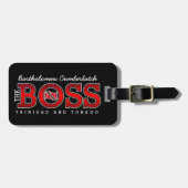 The Boss トリニダード・トバゴ ラゲッジタグ (正面横)