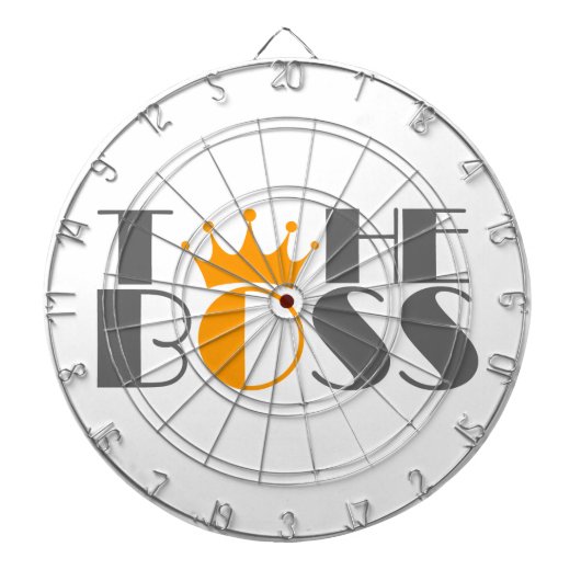 The Boss crown Cufflinks ダーツボード (正面)