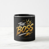 The Boss Crown – Gold Luxury Power Mug 🔥 マグカップ (中央)