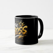 The Boss Crown – Gold Luxury Power Mug 🔥 マグカップ (正面右)