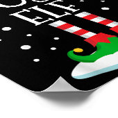 The Boss Elf Christmas Family Matching Xmas Group ポスター (角)