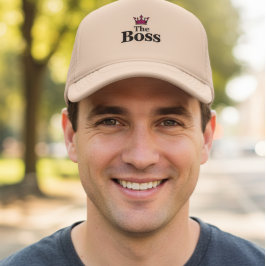 The Boss Neutral Mesh Trucker Hat for Men キャップ