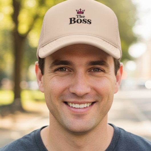 The Boss Neutral Mesh Trucker Hat for Men キャップ