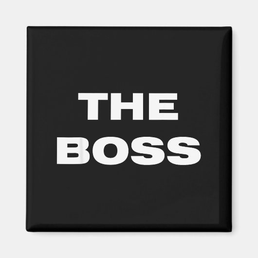 The Boss - The Real Boss Couple  マグネット (正面)