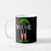 The Bougie Elf Funny Matching Family Group Christm コーヒーマグカップ (左)