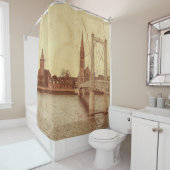The Bouncy Bridge (Inverness - Scotland) シャワーカーテン (インサイチュ)