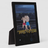 The Boxers Painting by Alfred Fox フォトプラーク (側面)