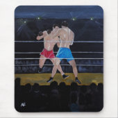The Boxers Painting by Alfred Fox マウスパッド (正面)