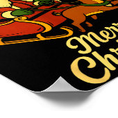 The Boys Are Back In Town Christmas Jesus And Sant ポスター (角)