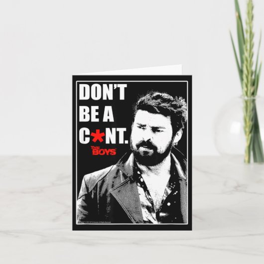 The Boys Butcher Don't Be A... Small  カード (正面)