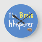 The Brain Whisperer ラウンド壁時計 (正面)