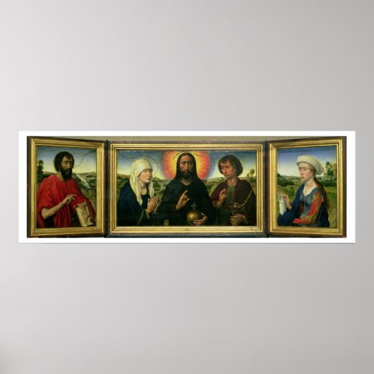 The Braque Family Triptych: (LtoR) St. John the Ba ポスター (正面)