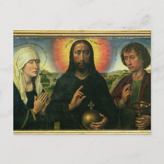 The Braque Family Triptych: (LtoR) St. John the Ba ポストカード (正面)