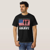 The Braveのために無料のホーム – 米国国旗 Tシャツ (正面フル)