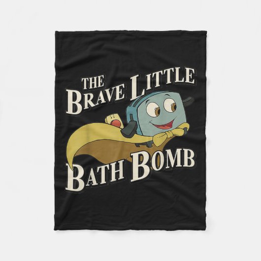The Brave Little Bath Bomb  フリースブランケット (正面)