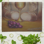 The Bread of Life: Holy Eucharist 2026 Calendar キッチンタオル (折り畳み)