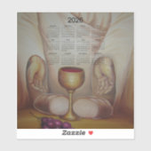 The Bread of Life: Holy Eucharist 2026 Calendar シール (シート)