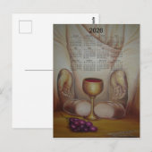 The Bread of Life: Holy Eucharist 2026 Calendar ポストカード (正面/裏面)