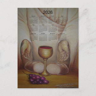 The Bread of Life: Holy Eucharist 2026 Calendar ポストカード