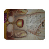 The Bread of Life: Holy Eucharist 2026 Calendar マグネット (横)