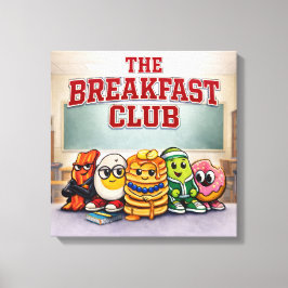 The Breakfast Club - Foodie Fiends キャンバスプリント