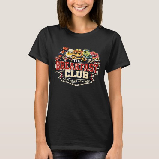 The Breakfast Club - Foodie Fiends Tシャツ (正面)