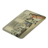 The Breakfast、「Scenes at Bath」(W/c & ink an)より マグネット (左側)