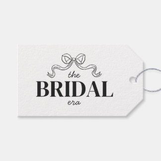 The Bridal Era | リボン・ボウ・スケッチ・ウェディングシャワー ギフトタグ