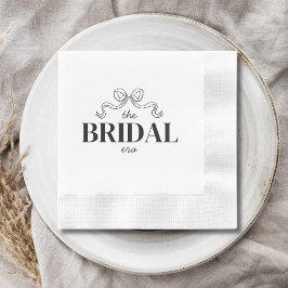 The Bridal Era | リボン・ボウ・スケッチ ウェディングシャワー 縁ありカクテルナプキン