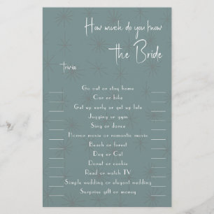 『The Bride』に関するトリビアフライヤーってどこまで知ってる? チラシ