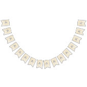 The Bride - Gold vintage framebunting banner バンティングフラッグ (全)