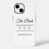 The Bride Personalized Wedding Design  Case-Mate iPhoneケース (裏面)