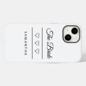 The Bride Personalized Wedding Design Case-Mate iPhoneケース (裏面 (横))