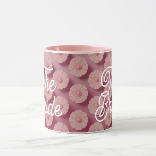 The Bride Pink Daisies Combo Mug マグカップ (中央)
